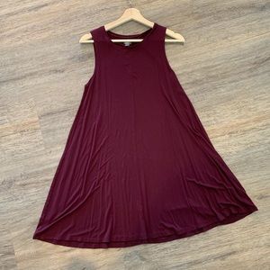 Aerie Maroon Tank Dress
